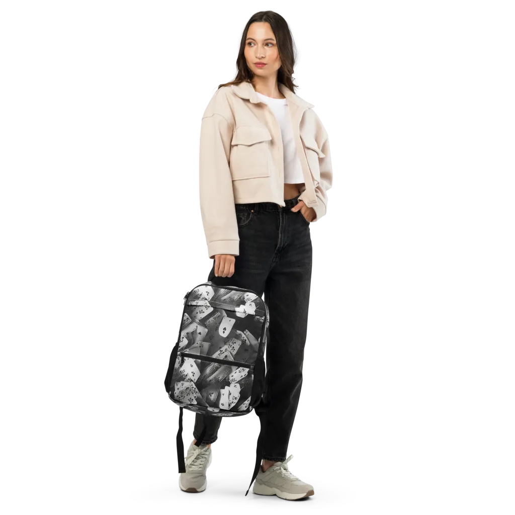 Fortune’s Folly on Utility Backpack — Front