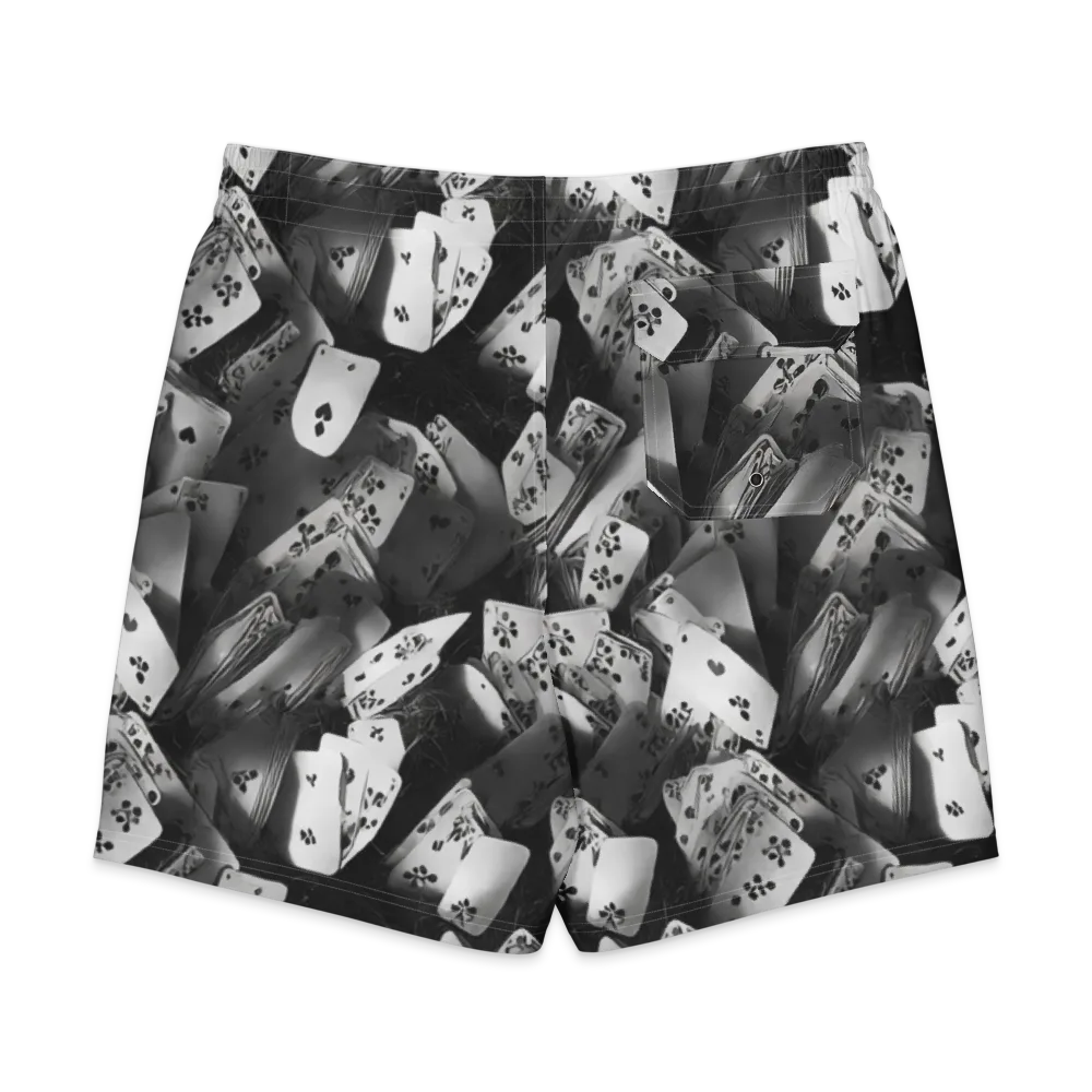 Fortune’s Folly on Men's Board Shorts — Back