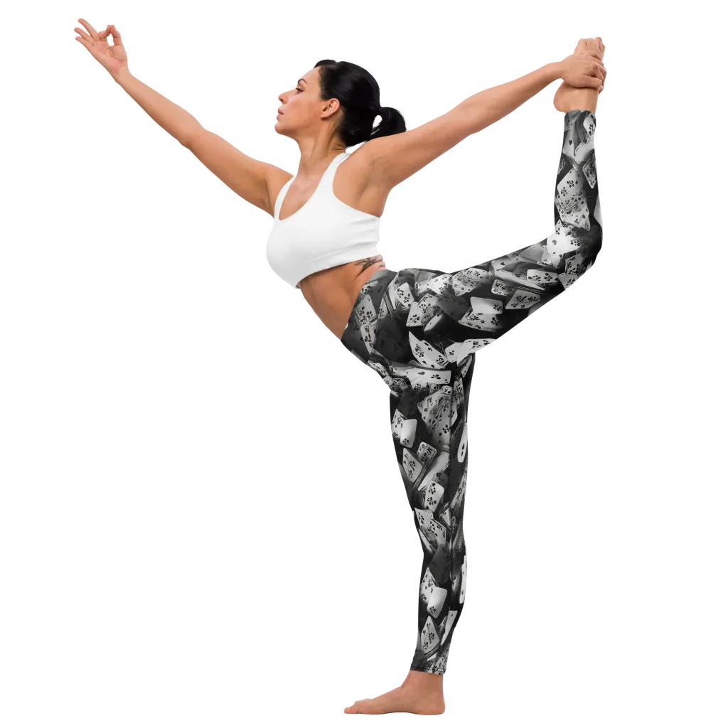 Fortune’s Folly on Yoga Leggings — Left