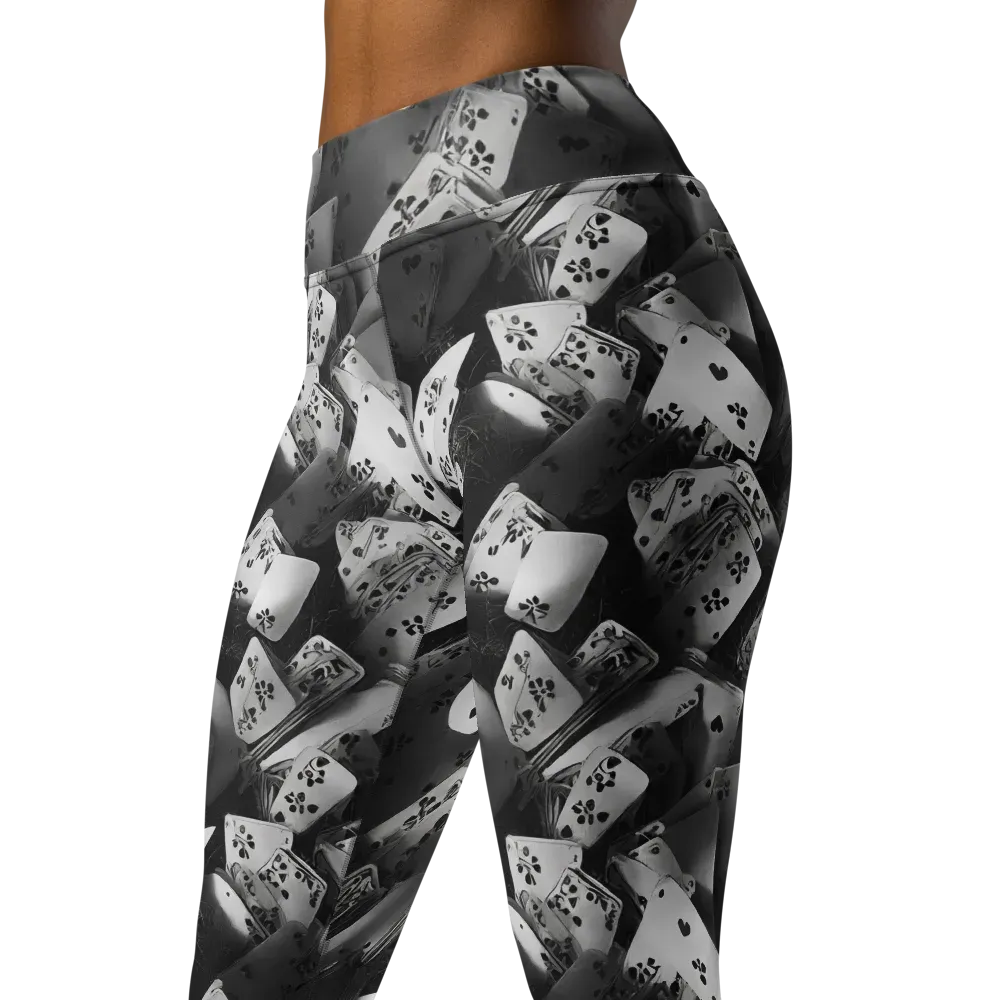Fortune’s Folly on Yoga Leggings — Left Front