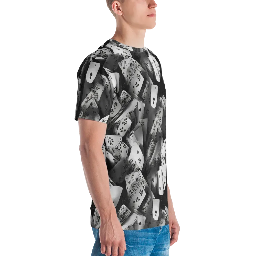 Fortune’s Folly on Men's Crew Neck T-Shirt — Right