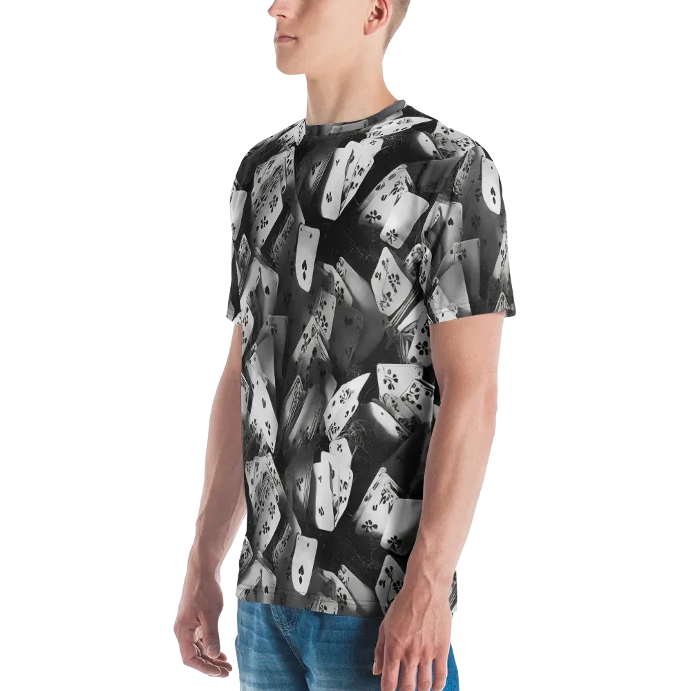 Fortune’s Folly on Men's Crew Neck T-Shirt — Left