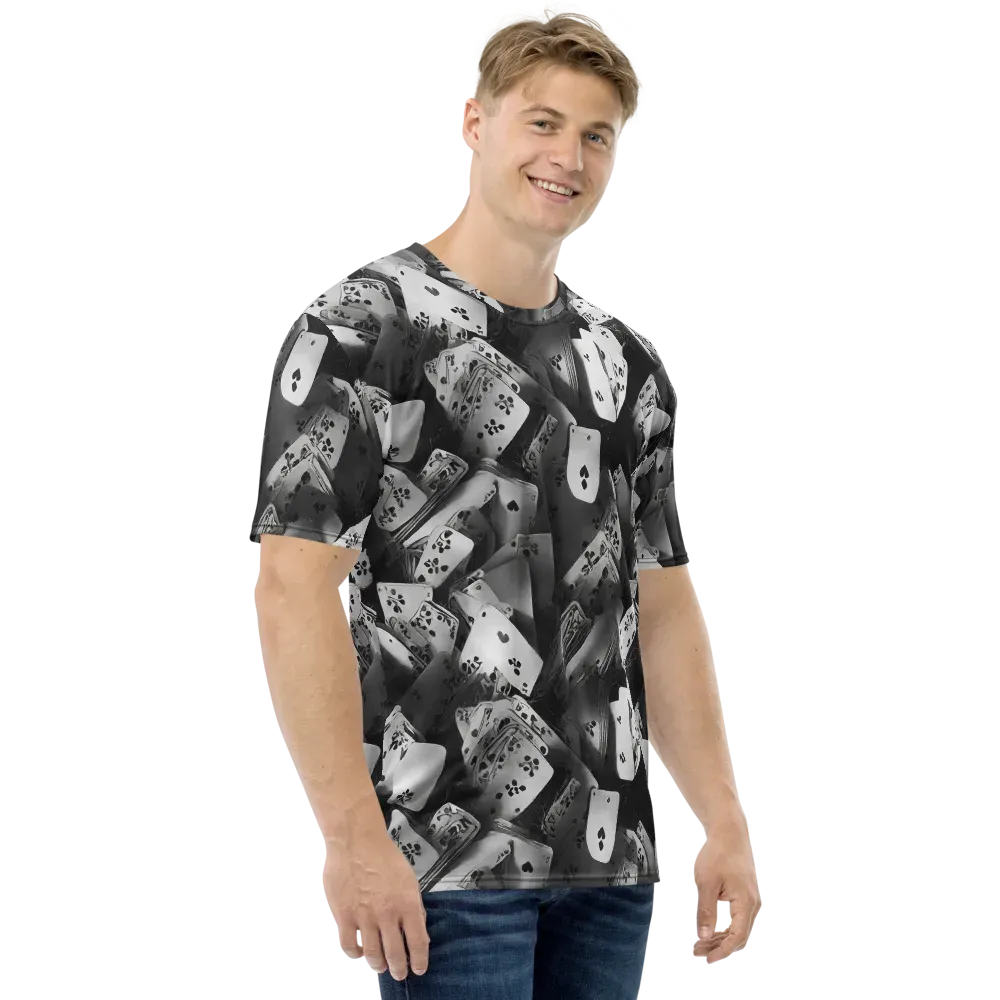 Fortune’s Folly on Men's Crew Neck T-Shirt — Right