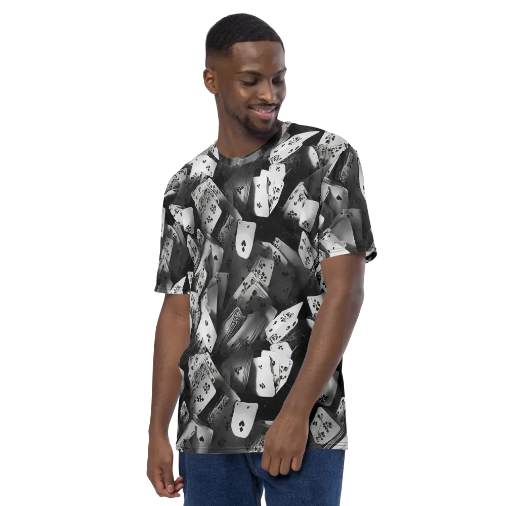Fortune’s Folly on Men's Crew Neck T-Shirt — Left