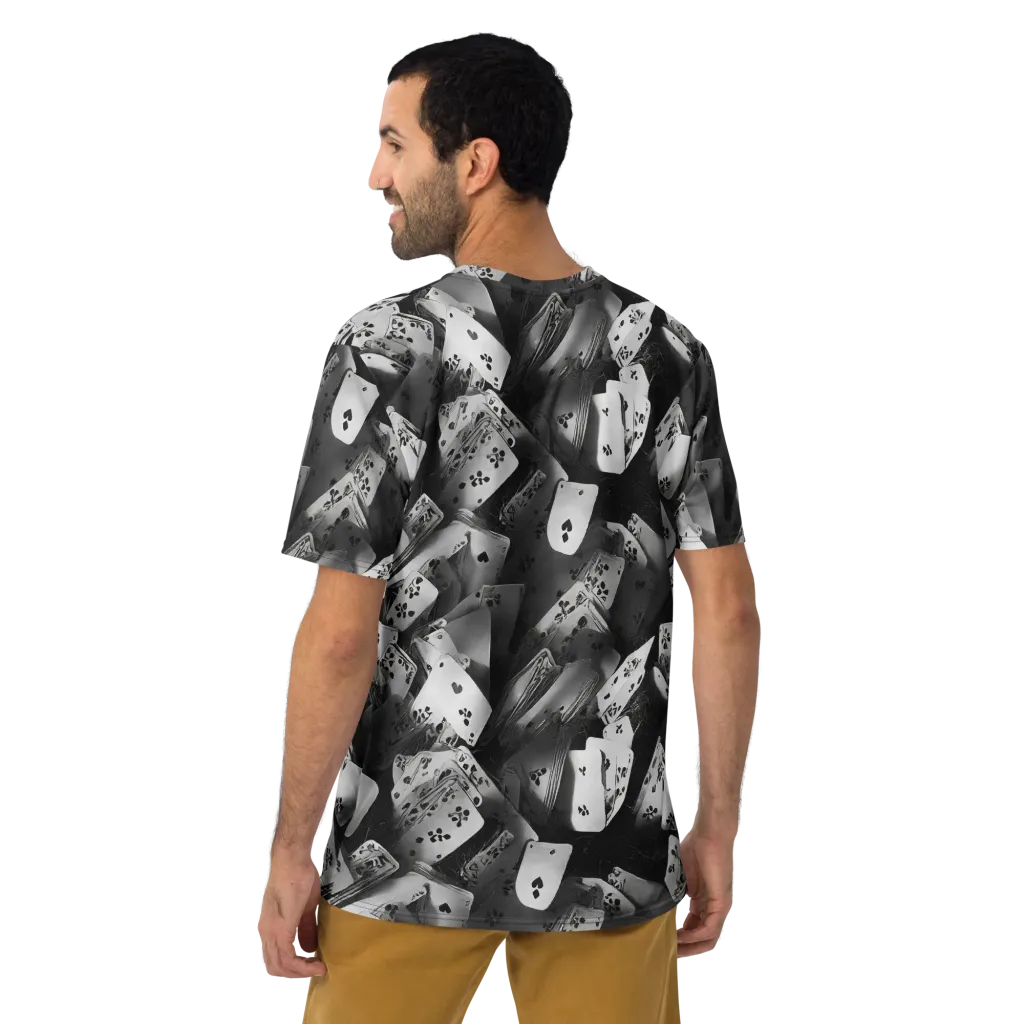 Fortune’s Folly on Men's Crew Neck T-Shirt — Back