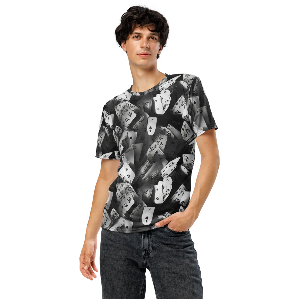 Fortune’s Folly on Men's Crew Neck T-Shirt — Front