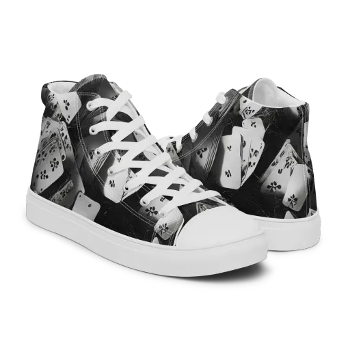 Fortune’s Folly on a Men's High Top Canvas Shoes