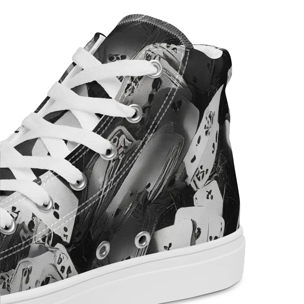Fortune’s Folly on Men's High Top Canvas Shoes — Product details 2