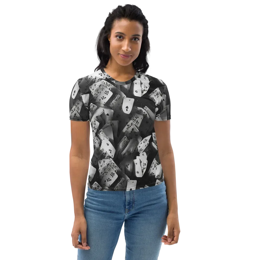 Fortune’s Folly on Women's Crew Neck T-Shirt — Front