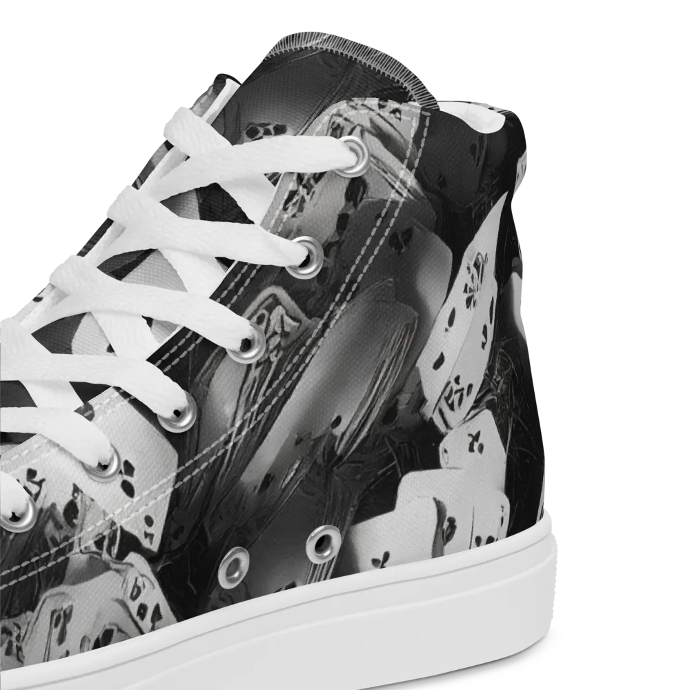 Fortune’s Folly on Women's High Top Canvas Shoes — Product details 2