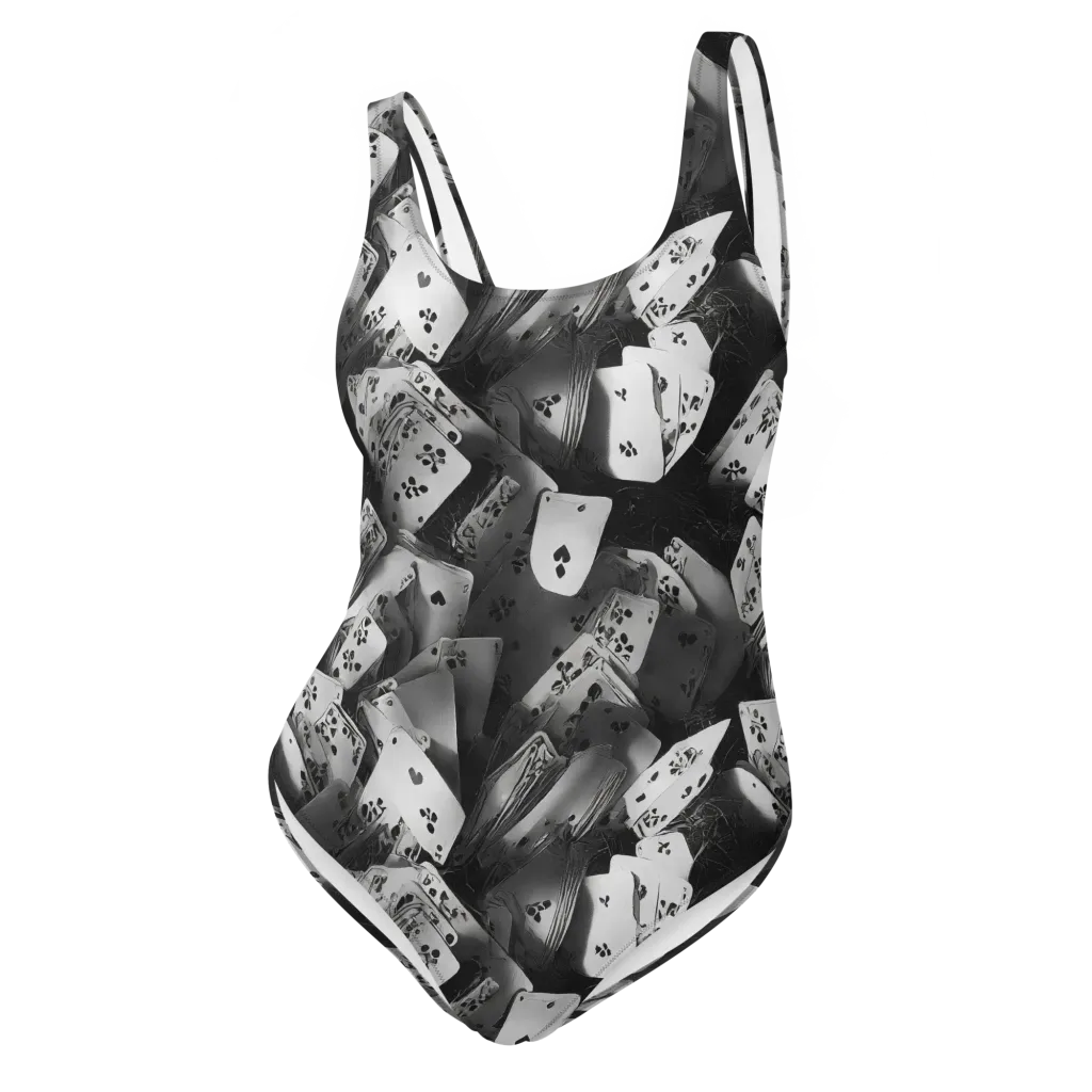 Fortune’s Folly on One-Piece Swimsuit — Front