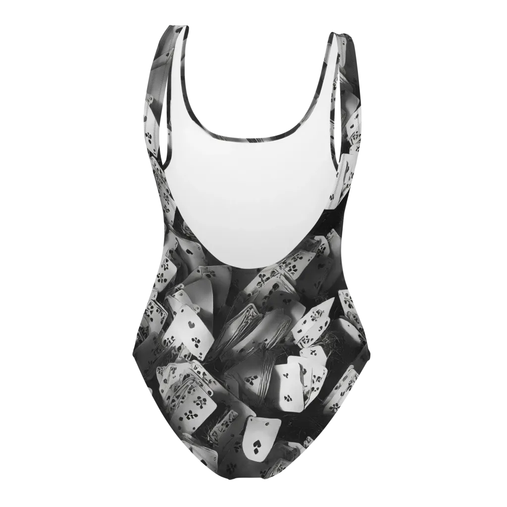 Fortune’s Folly on One-Piece Swimsuit — Back