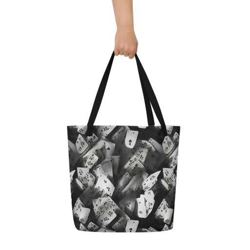 Fortune’s Folly on a Large Tote Bag W/ Pocket