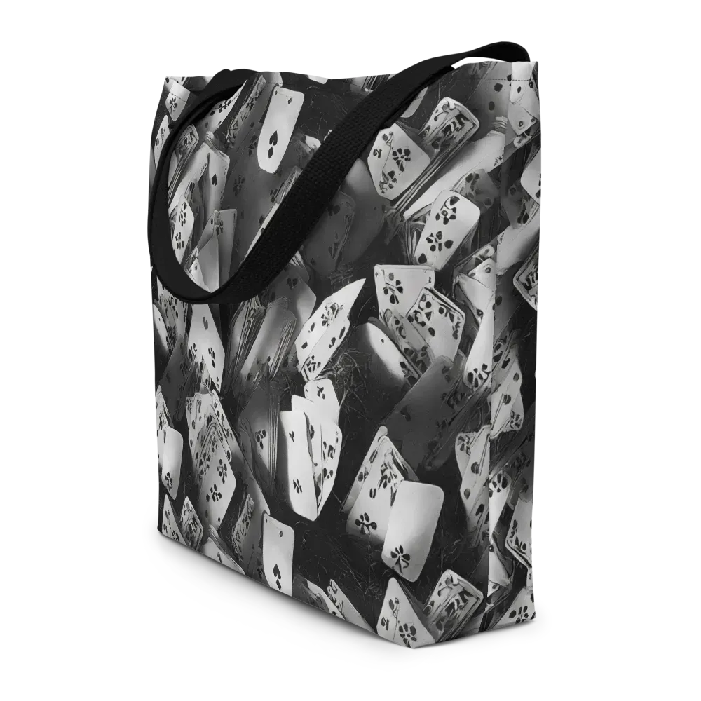 Fortune’s Folly on Large Tote Bag W/ Pocket — Front