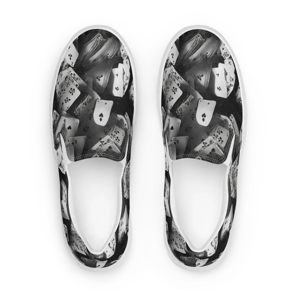 Fortune’s Folly on Women's Slip-On Canvas Shoes — Front