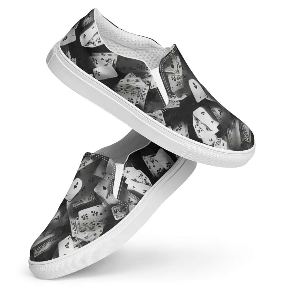Fortune’s Folly on Women's Slip-On Canvas Shoes — Front
