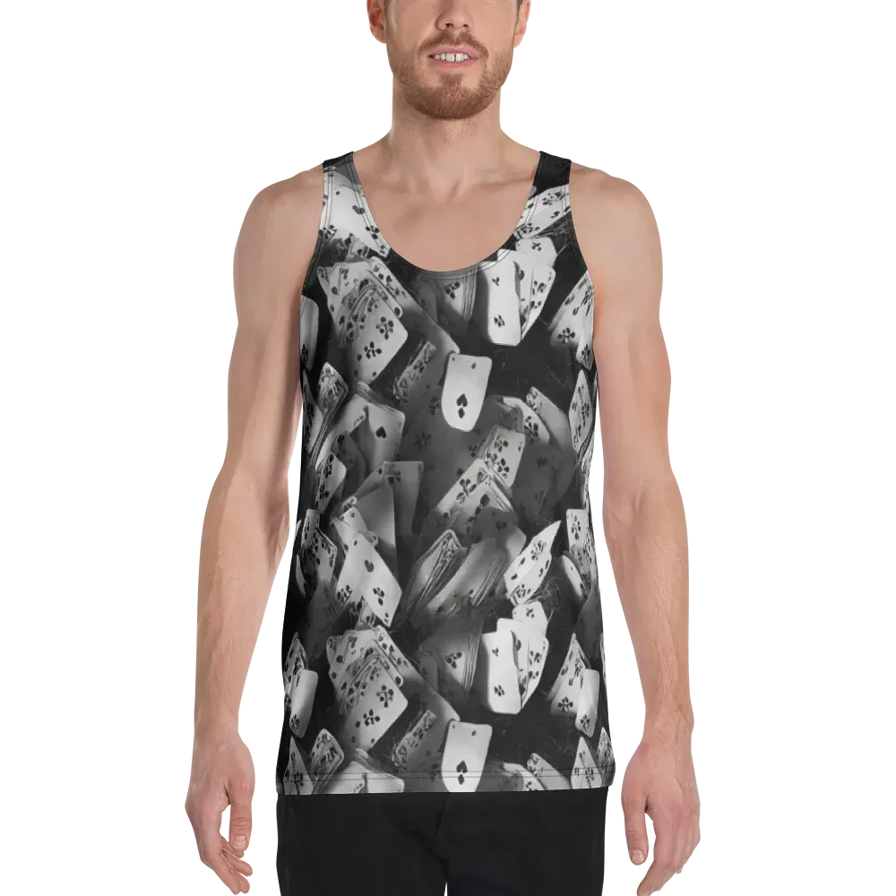 Fortune’s Folly on Men's Tank Top — Front