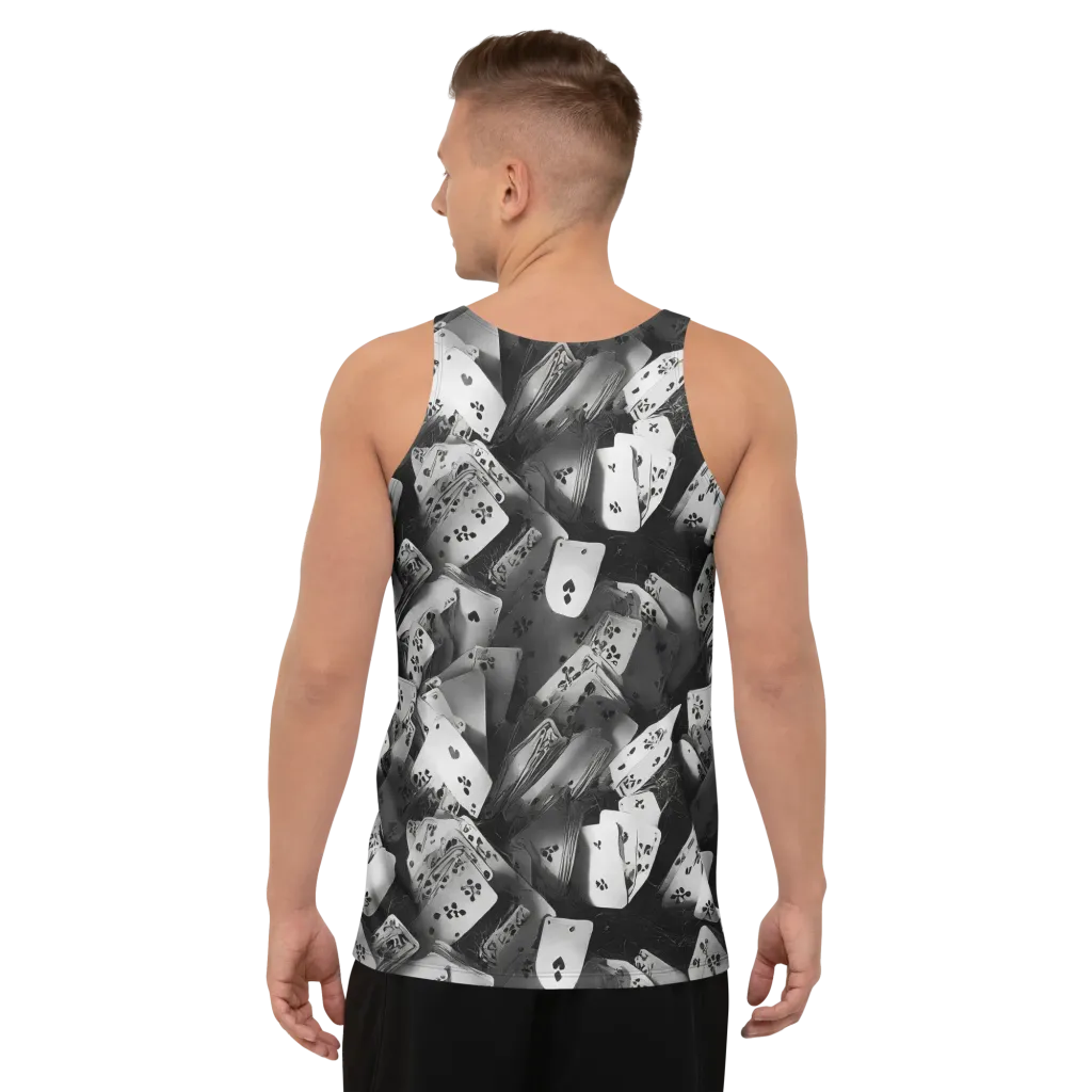 Fortune’s Folly on Men's Tank Top — Back