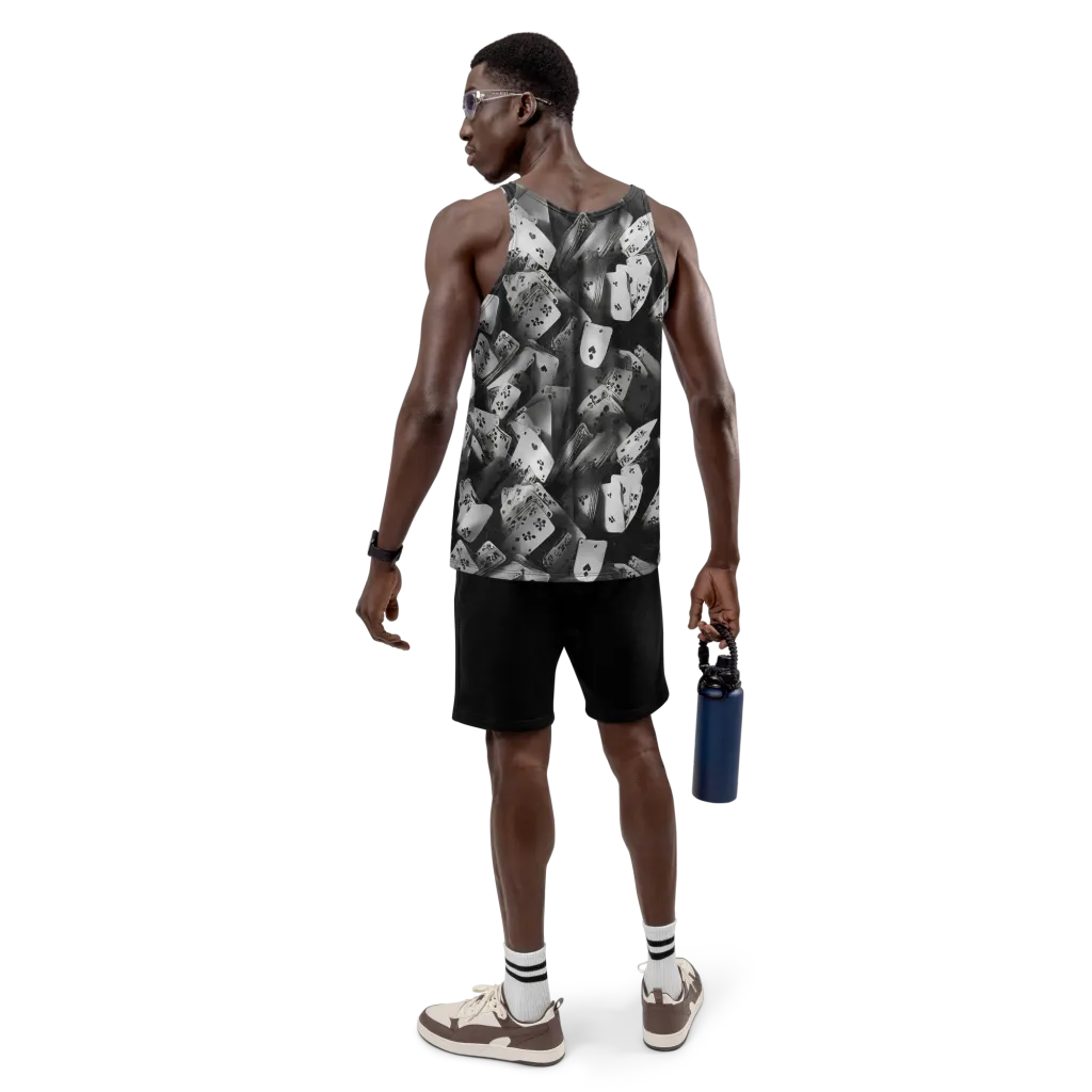 Fortune’s Folly on Men's Tank Top — Back