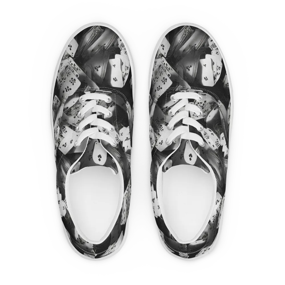 Fortune’s Folly on Men's Lace-Up Canvas Shoes — Front
