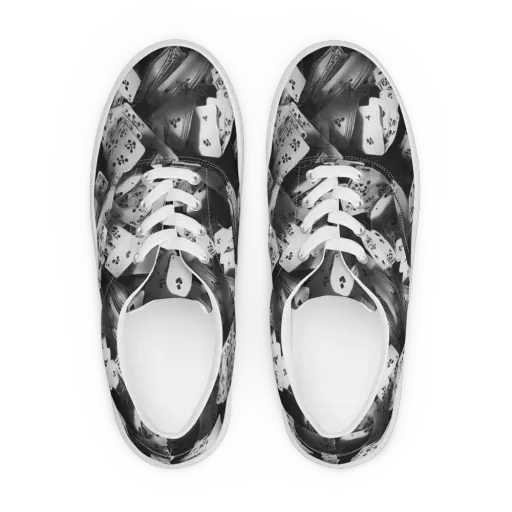 Fortune’s Folly on a Men's Lace-Up Canvas Shoes