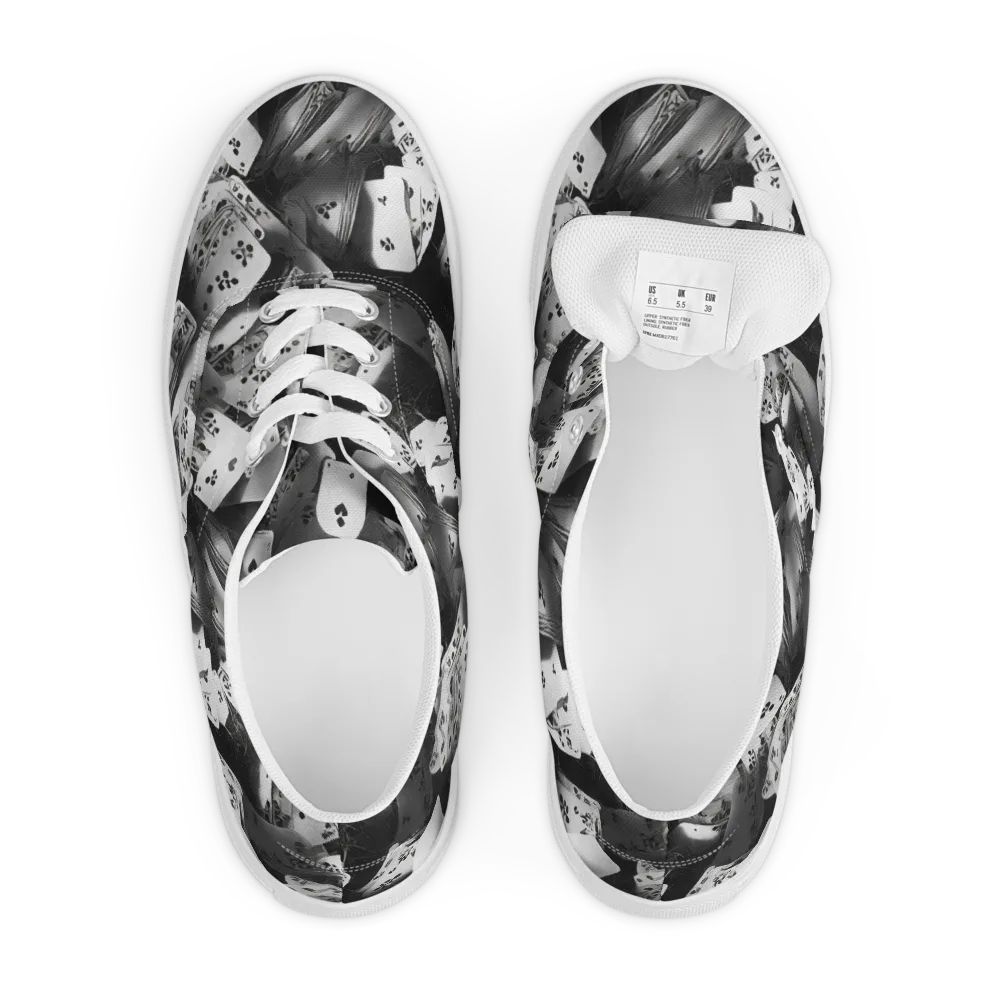 Fortune’s Folly on Men's Lace-Up Canvas Shoes — Front