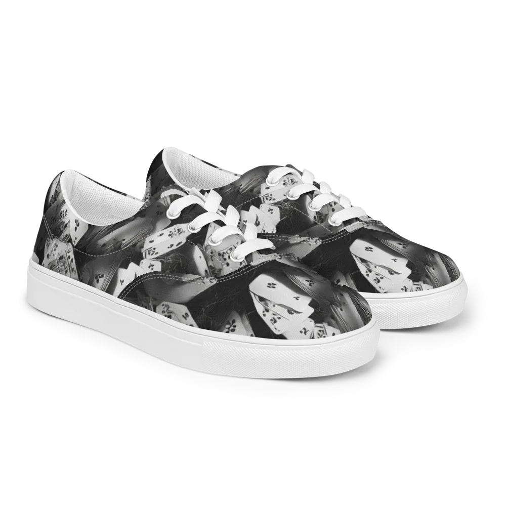 Fortune’s Folly on Men's Lace-Up Canvas Shoes — Right Front