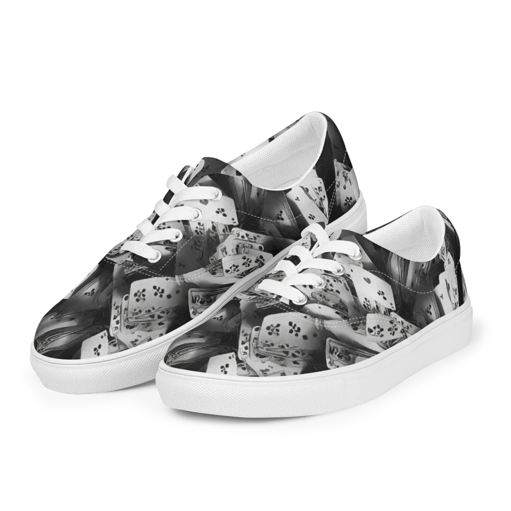 Fortune’s Folly on Men's Lace-Up Canvas Shoes — Left Front