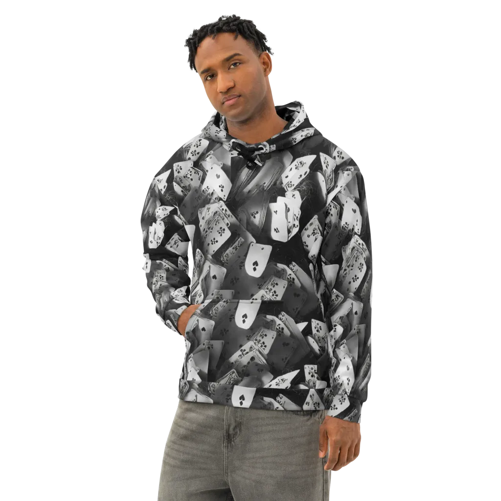 Fortune’s Folly on Cotton Hoodie — Left Front