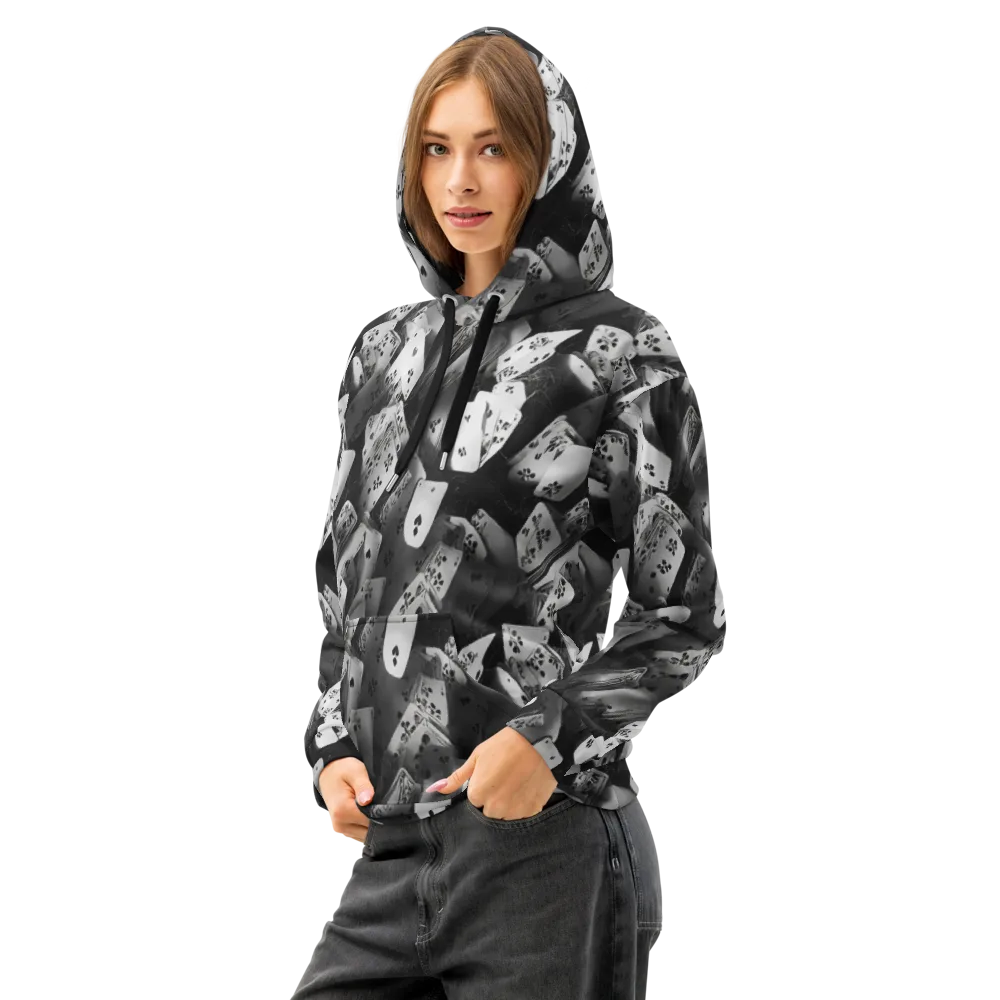 Fortune’s Folly on Cotton Hoodie — Left Front