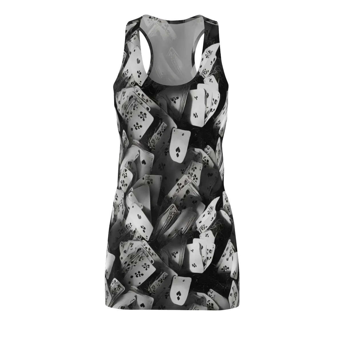 Fortune’s Folly on Racerback Dress — Front