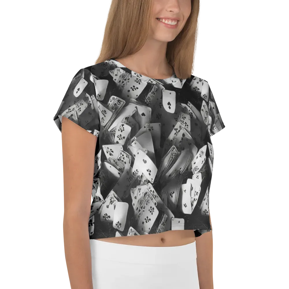Fortune’s Folly on Crop Tee — Right