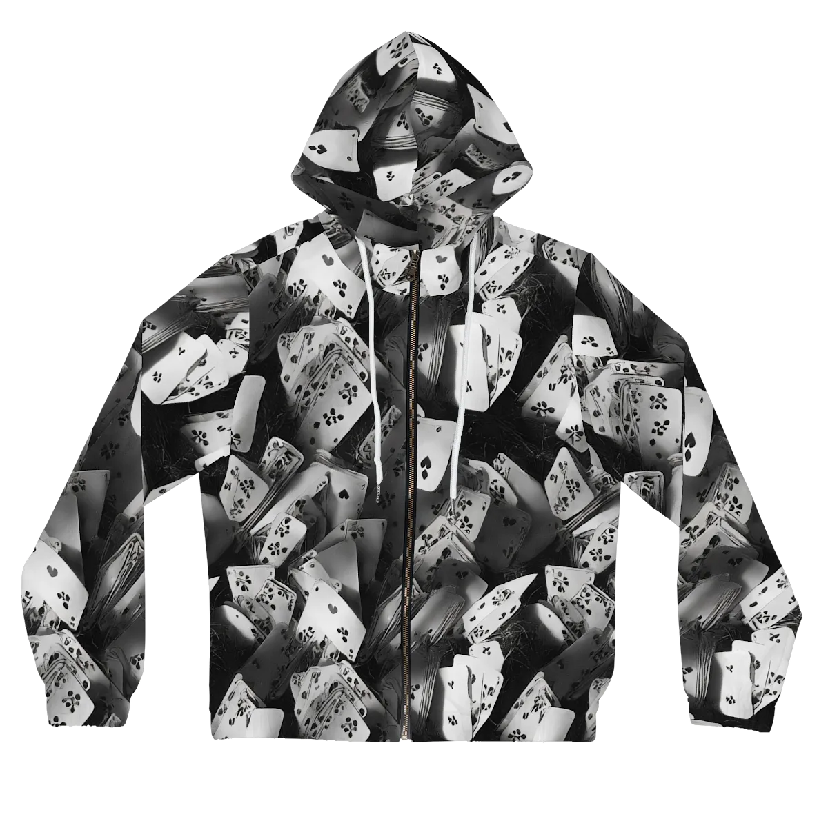 Fortune’s Folly on Women's Full-Zip Hoodie — Front
