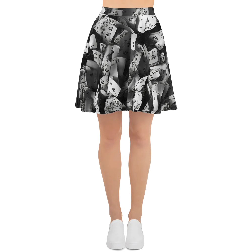 Fortune’s Folly on Skater Skirt — Front