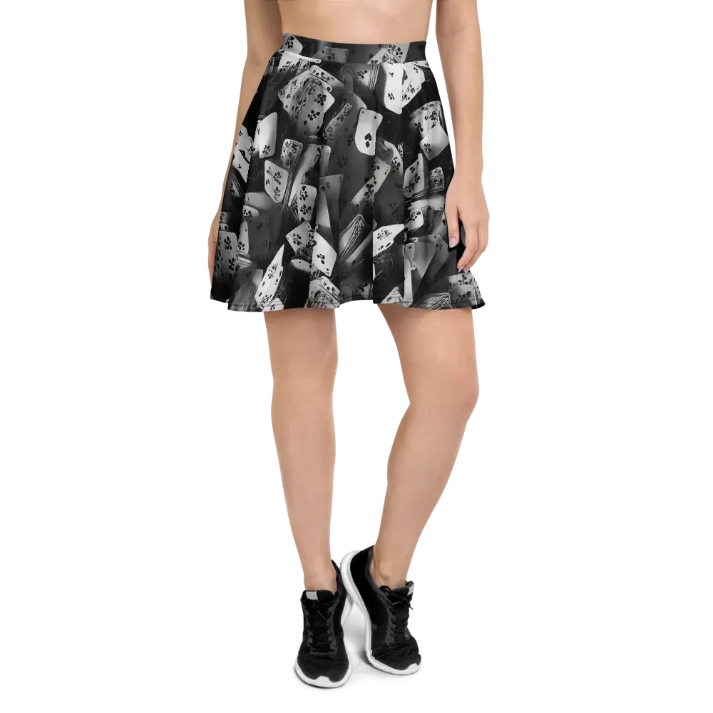 Fortune’s Folly on Skater Skirt — Front