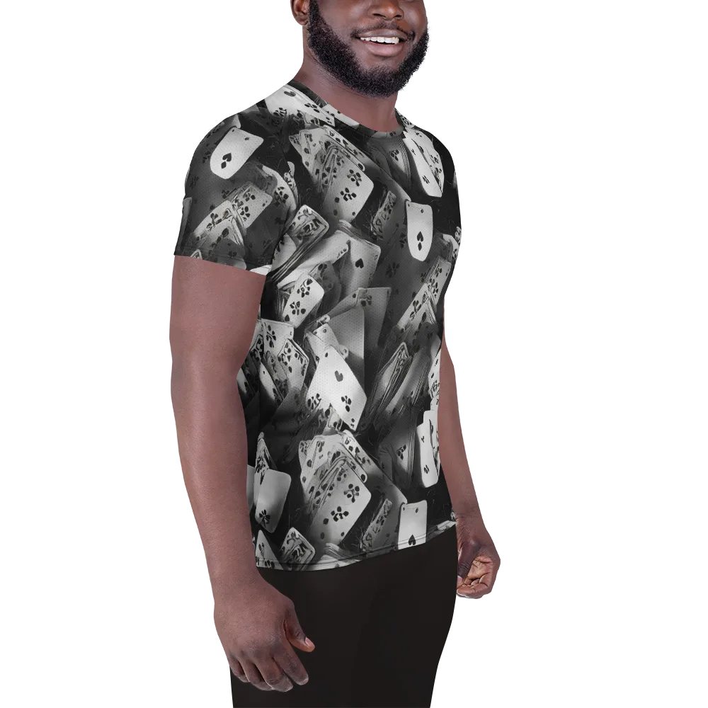 Fortune’s Folly on Men's Athletic T-Shirt — Right