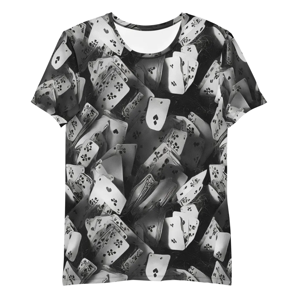 Fortune’s Folly on Men's Athletic T-Shirt — Front