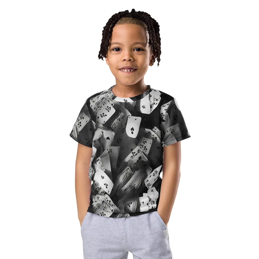 Fortune’s Folly on Kids Crew Neck T-Shirt — Front