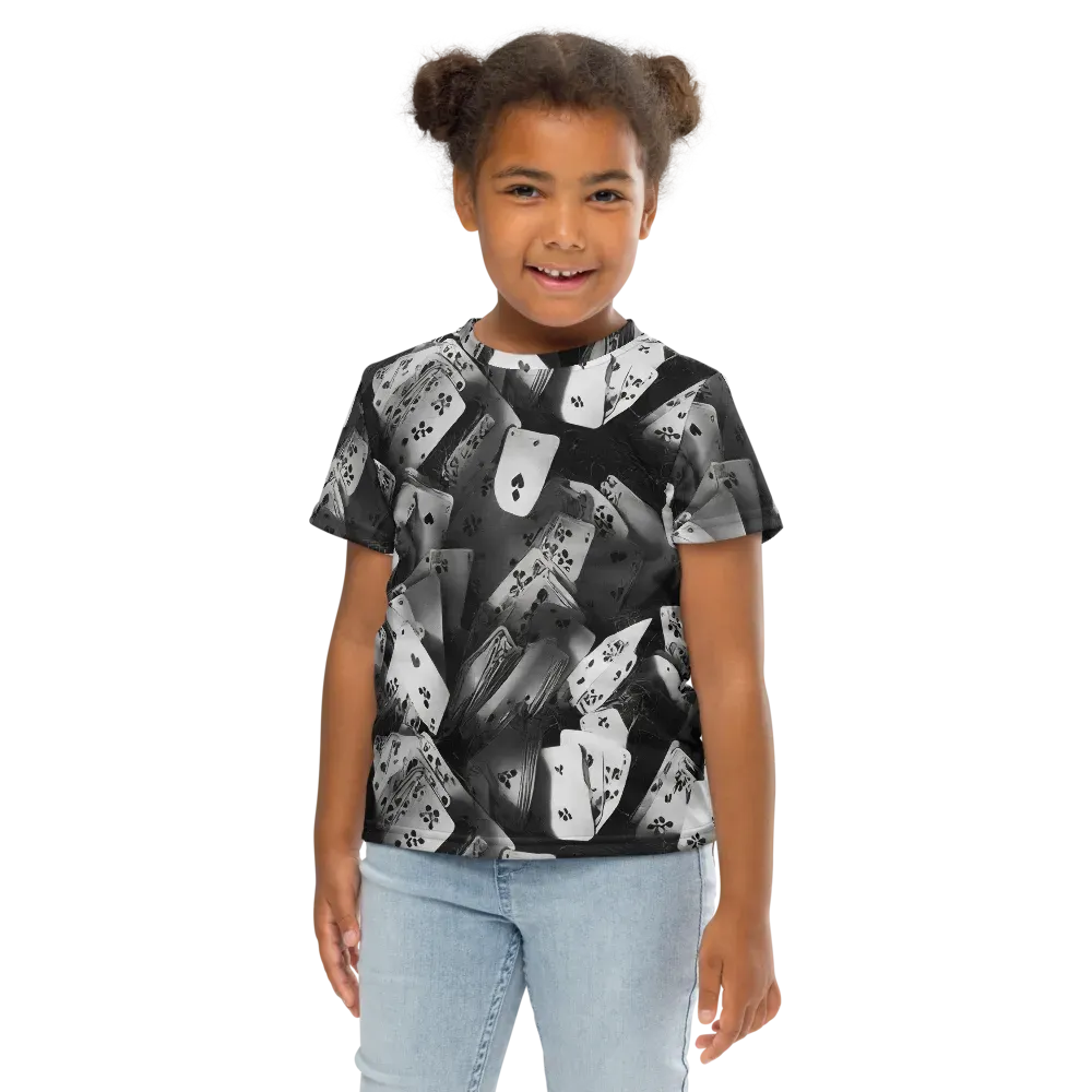 Fortune’s Folly on Kids Crew Neck T-Shirt — Front