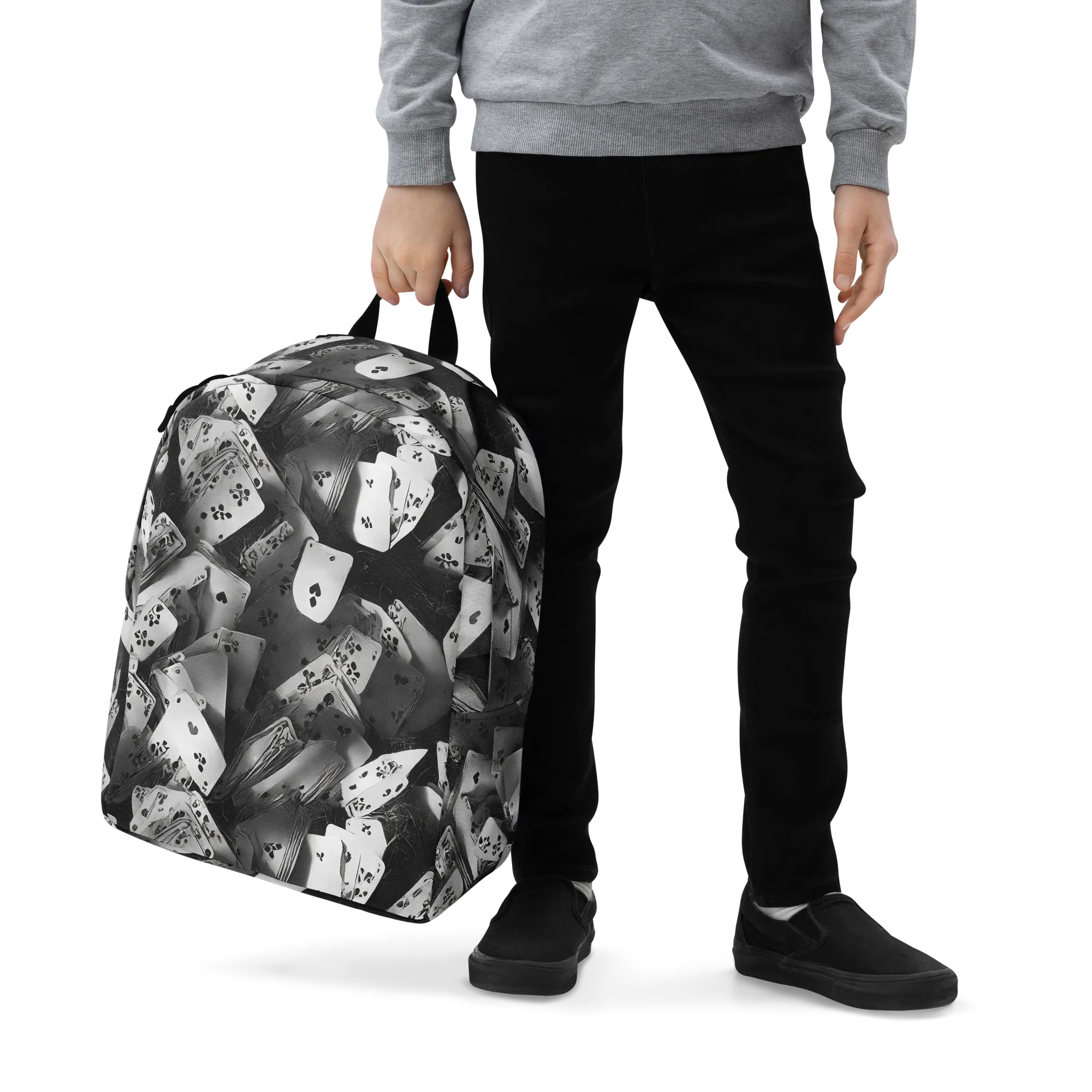 Fortune’s Folly on Minimalist Backpack — Zoomed-in