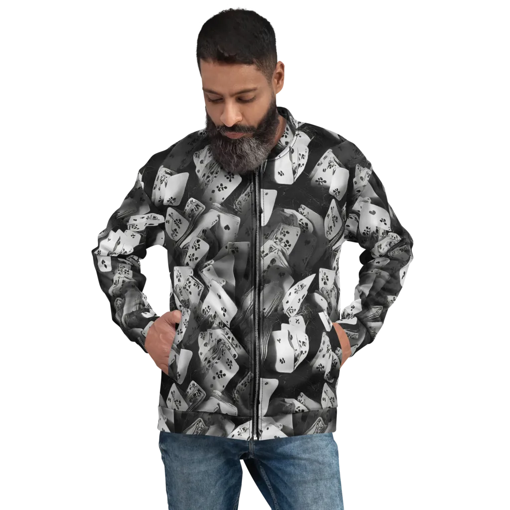 Fortune’s Folly on Bomber Jacket — Front