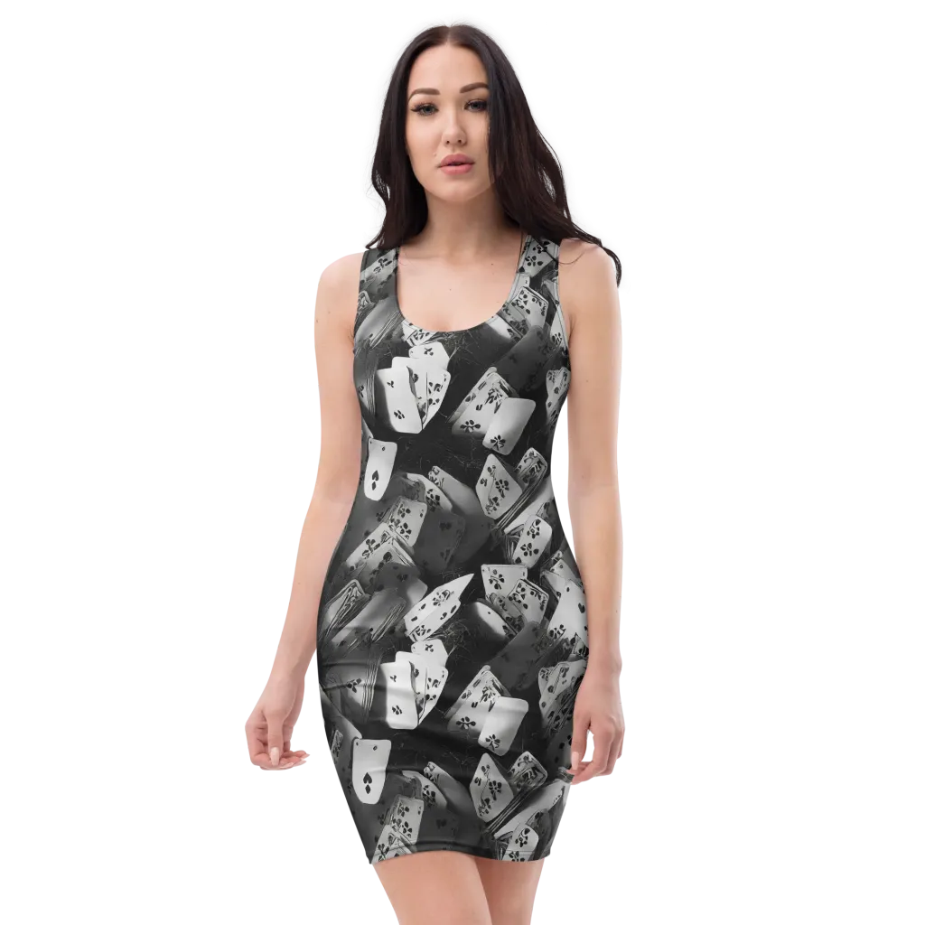 Fortune’s Folly on Bodycon Dress — Front
