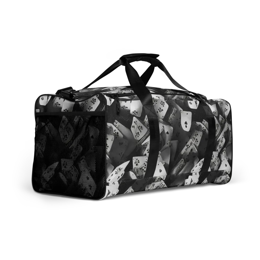 Fortune’s Folly on Duffle Bag — Right Front