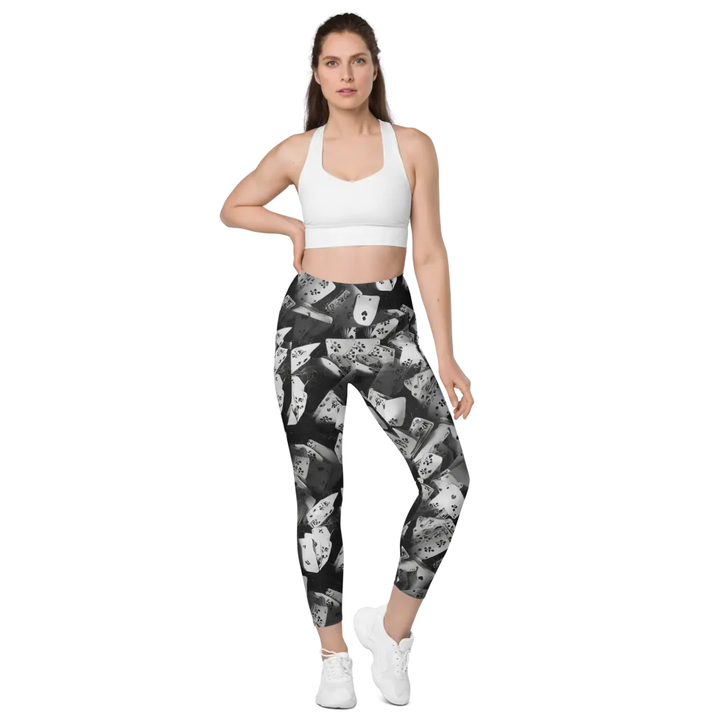Fortune’s Folly on Leggings with Pockets — Front