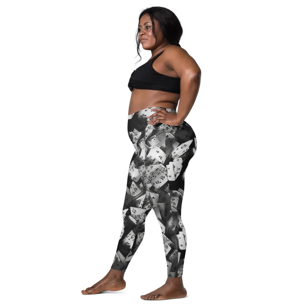 Fortune’s Folly on Leggings with Pockets — Left