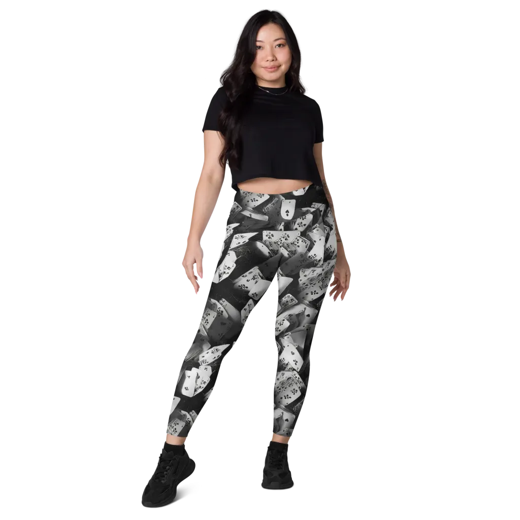 Fortune’s Folly on Leggings with Pockets — Front