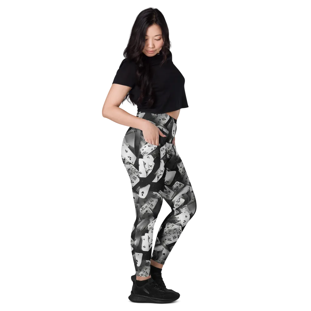 Fortune’s Folly on Leggings with Pockets — Right