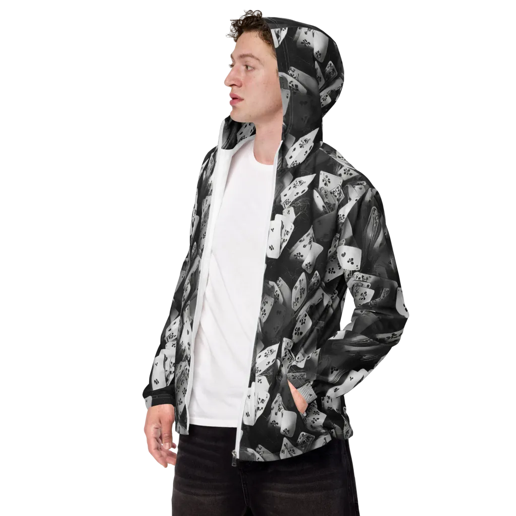 Fortune’s Folly on Men's Windbreaker — Left Front