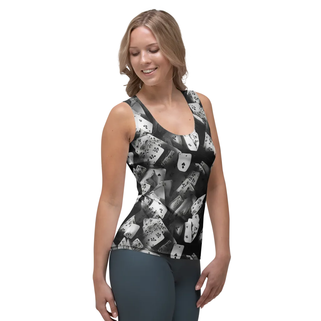 Fortune’s Folly on Women's Tank Top — Right Front