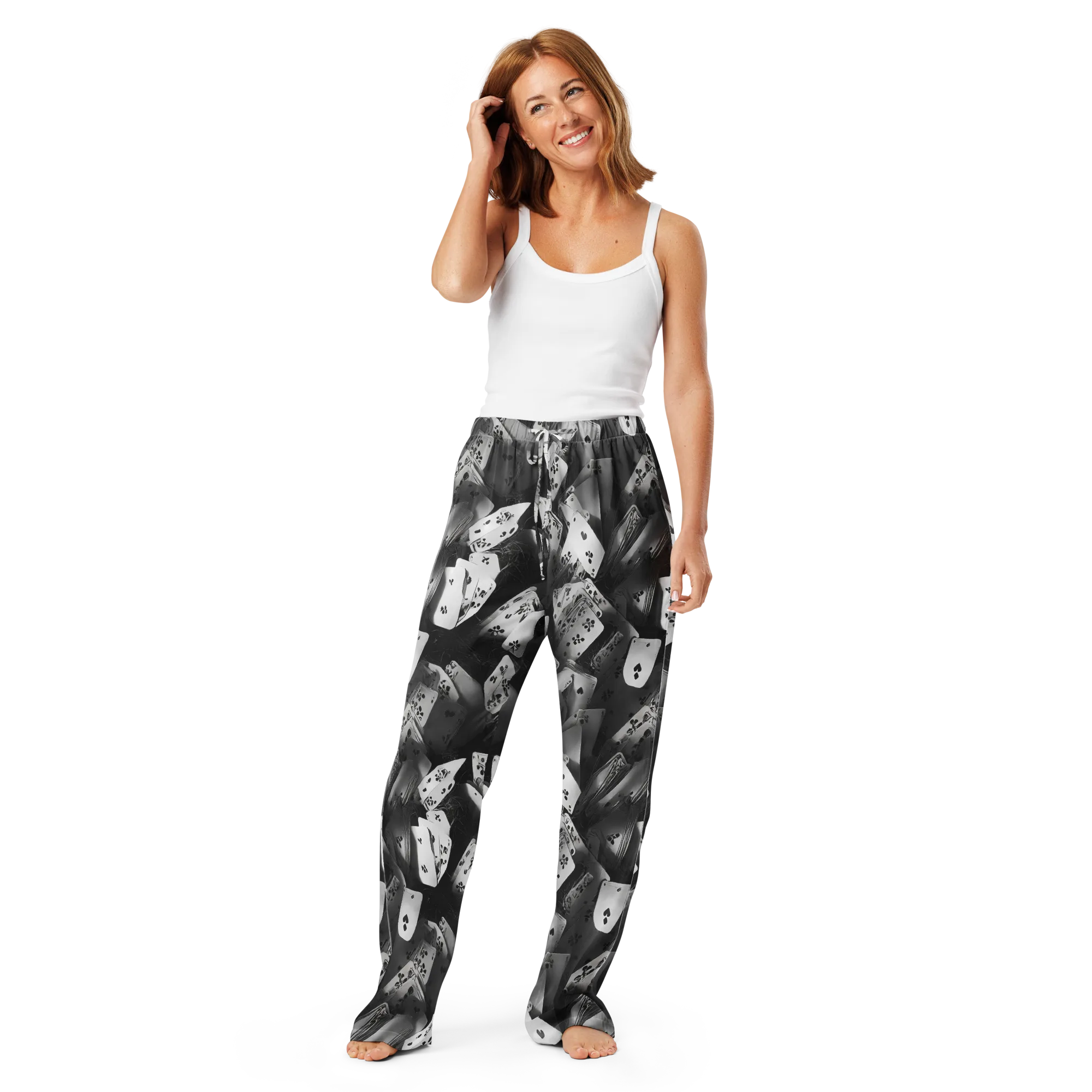 Fortune’s Folly on Women's Pajama Pants — Front